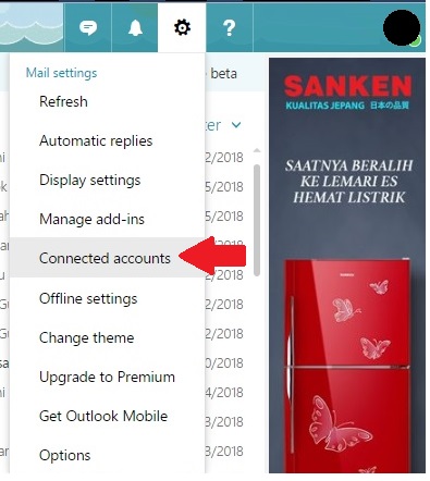 Cara Menghubungkan Gmail ke Outlook Mail 2 Cara Menghubungkan Gmail ke Outlook Mail 1