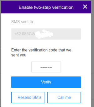 verifikasi dua langkah yahoo mail 
