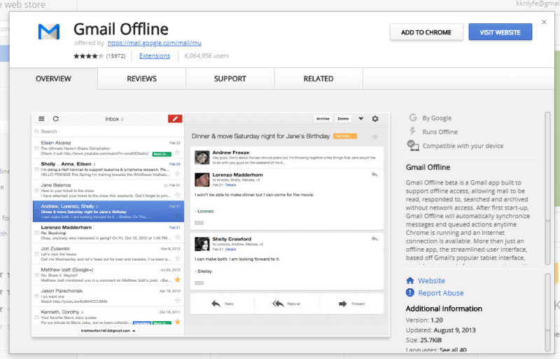 Cara menggunakan email gmail Offline (tanpa internet) di PC kamu 9