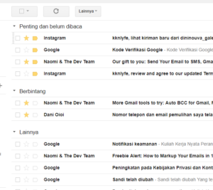 Cara mengubah tampilan kotak masuk Gmail Berdasarkan prioritas 15