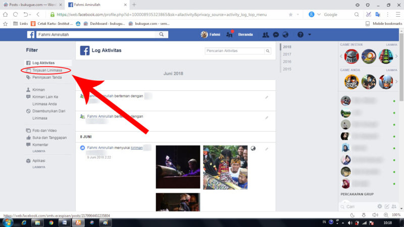 Cara Lebih Intensif Meninjau Kiriman yang Menandai kita di Facebook 5