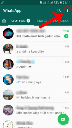 Cara Menyembunyikan Terakhir Dilihat di WhatsApp 1