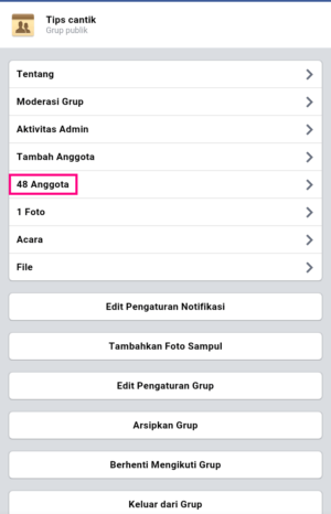 Cara membuat anggota tidak bisa berkomentar di grup fb untuk sementara waktu 4 Laman informasi grup