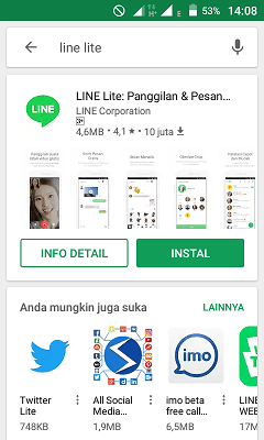 Download line ite di google play