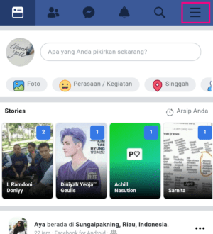Cara menyingkirkan status/feed dari teman fb tanpa ketahuan 8 Laman beranda