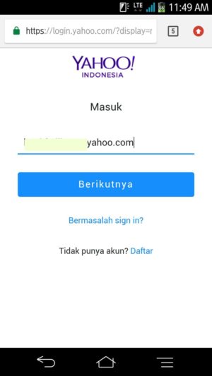 Lupa password yahoo kamu? Ini cara mengatasinya 1 Gambar 1. Ketik alamat email Yahoo