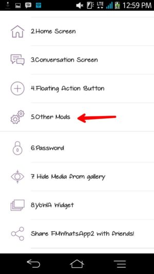 Apa sih WhatsApp Mod itu? 15 Pilih Menu Other Mod