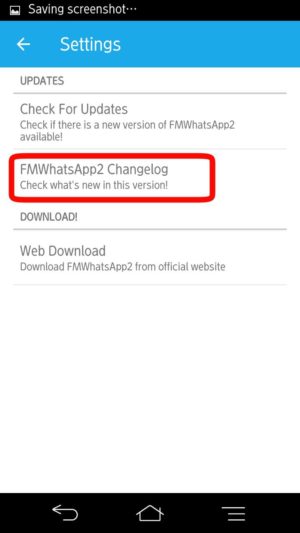 Tap Changelog FmwhatsApp2