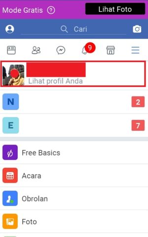 Cara menambahkan status pendidikan dan pekerjaan di facebook 2 pilih “Lihat profil saya” untuk masuk ke halaman profil Facebook kamu.