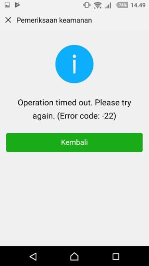 Cara buat akun WeChat terbaru 7 Capture gagal/kendala buat akun