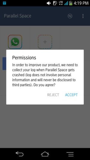 Cara menggunakan 2 akun WhatsApp dalam 1 HP 10 Tap Accept