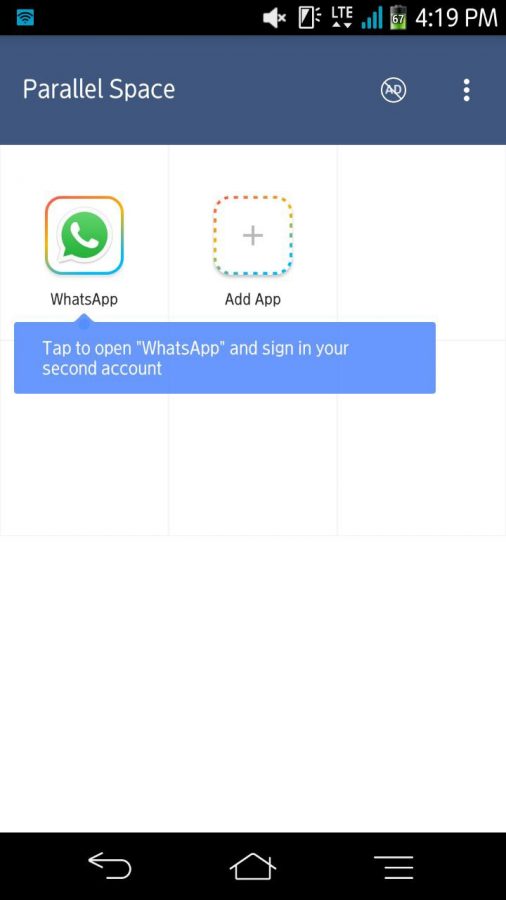 Tap Aplikasi whatsapp