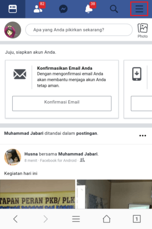 Cara menghapus akun facebook permanen 1 Laman beranda