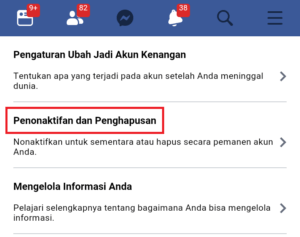 Cara menghapus akun facebook permanen 4 Kepemilikan dan kontrol akun