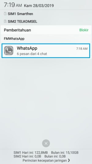 Cara membaca pesan Whatsapp tanpa ketahuan (tanpa buka Whatsapp) 9
