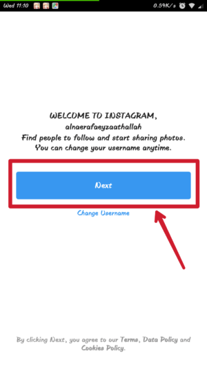 Cara membuat akun instagram baru lewat hp 13