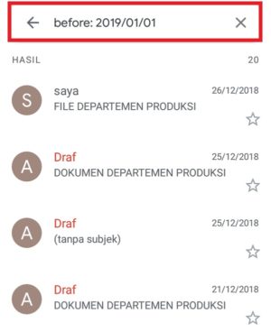 Cara menghapus pesan email sekaligus di kotak masuk gmail kamu 15 Contoh operator untuk mencari email masuk sebelum tanggal tertentu
