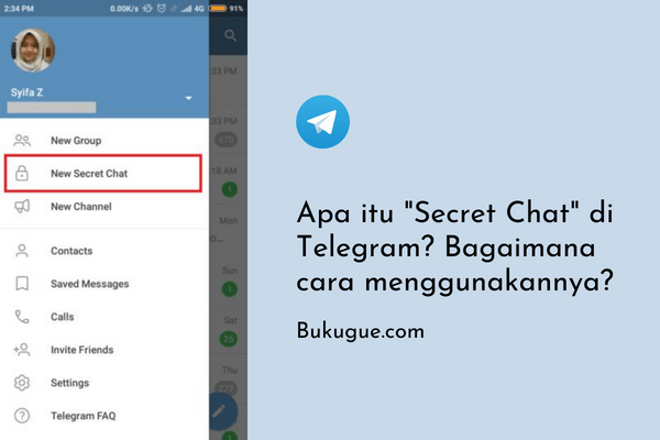 Apa itu “Secret chat” di Telegram dan cara membuatnya