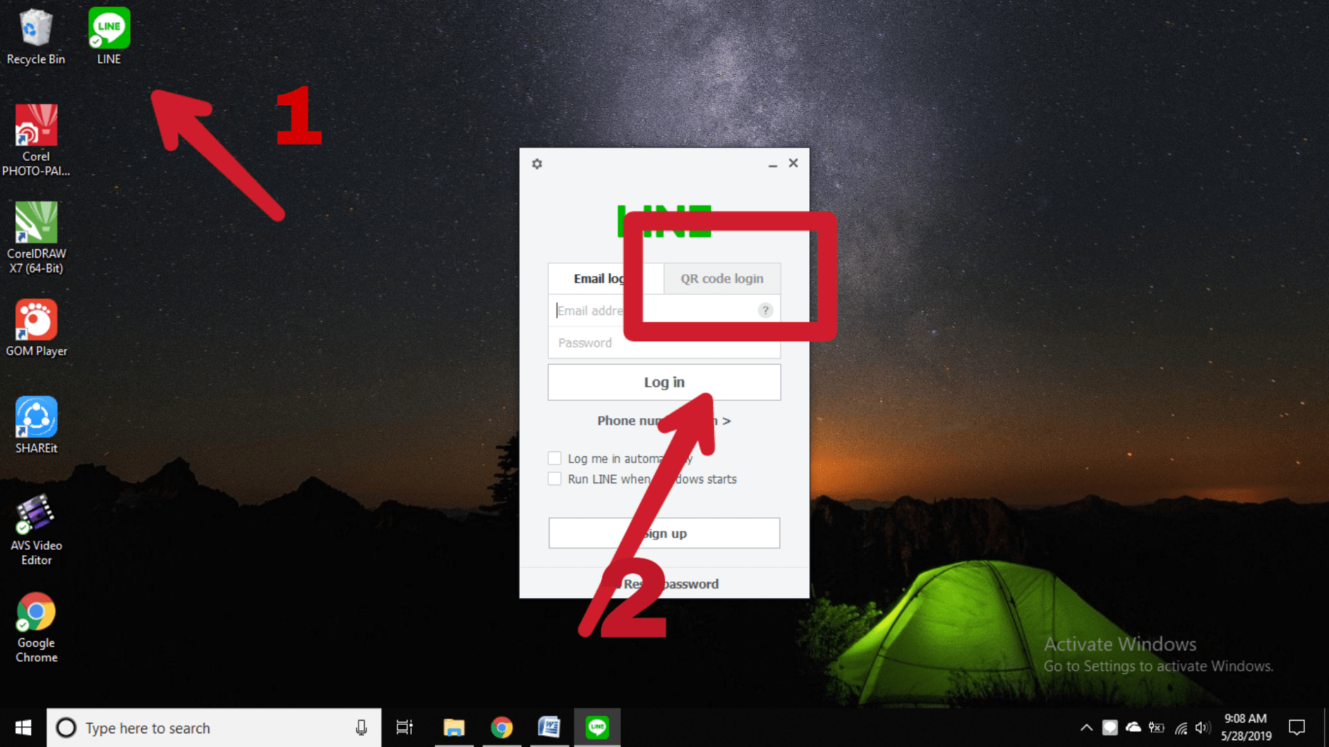 Cara download dan login ke aplikasi Line di Laptop atau PC 4 Cara download dan login ke aplikasi Line di Laptop atau PC 3