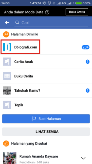Cara membuat pesan balas otomatis (auto-reply) di Facebook Fanpage 3 Pilih halamanmu, atau buat dulu jika belum punya.