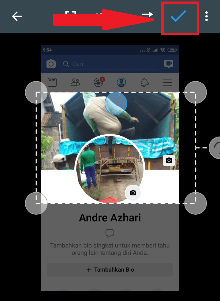Cara menyatukan Foto Profil dan Sampul di Facebook 15