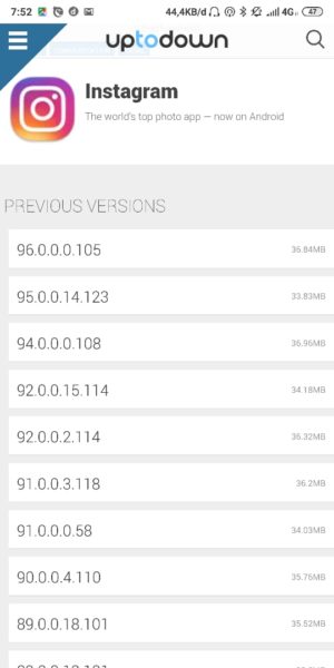 Cara menurunkan versi instagram ke versi lama 6 halaman situs download instagram versi lama