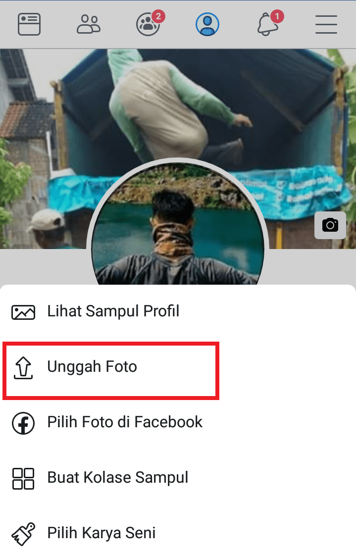 Cara menyatukan Foto Profil dan Sampul di Facebook 64