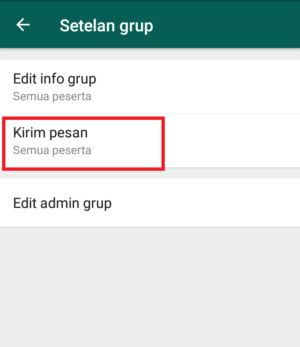 Cara mengbungkam anggota group di whatsapp 7