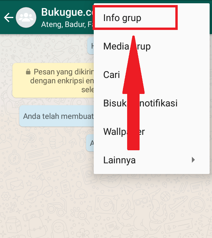 Cara mengbungkam anggota group di whatsapp 3