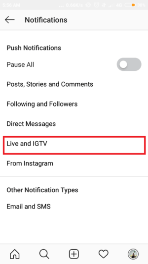 Cara mematikan notifikasi live instagram yang mengganggu 7