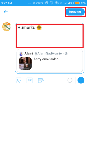 Cara menyematkan atau Pin tweet di profil twitter kamu 25