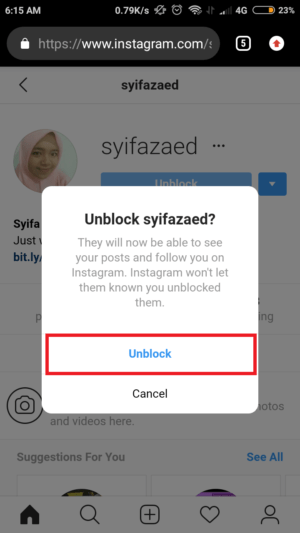 Cara unblock akun instagram orang yang pernah kita blokir 35