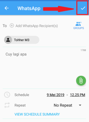 Cara menjadwal pengiriman pesan whatsapp agar terkirim otomatis 36 Cara menjadwal pengiriman pesan whatsapp agar terkirim otomatis 35