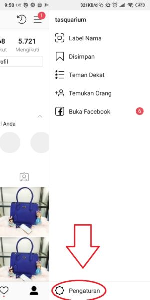 Cara melihat postingan yang (pernah) kita sukai di Instagram 2 Tap Pengaturan