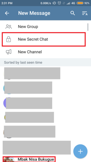Apa itu "Secret chat" di Telegram dan cara membuatnya 3