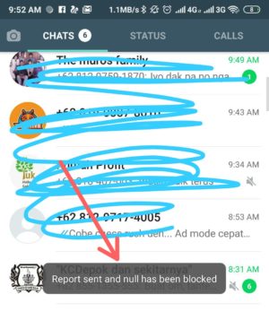 Apa itu report spam di whatsapp? Bagaimana cara membatalkannya? 5 Nomor berhasil di report