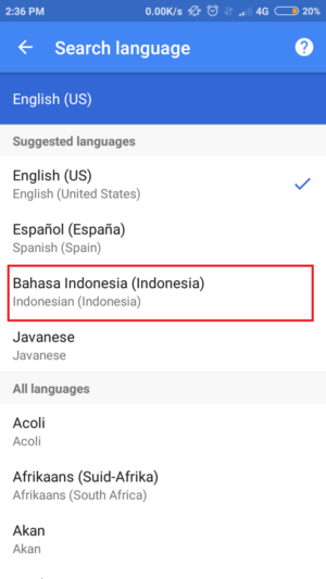 Cara mengubah bahasa di akun google (gmail, google search, dll) 42 Cara mengubah bahasa di akun google (gmail, google search, dll) 41