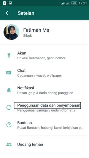 Gambar 2. Setelan