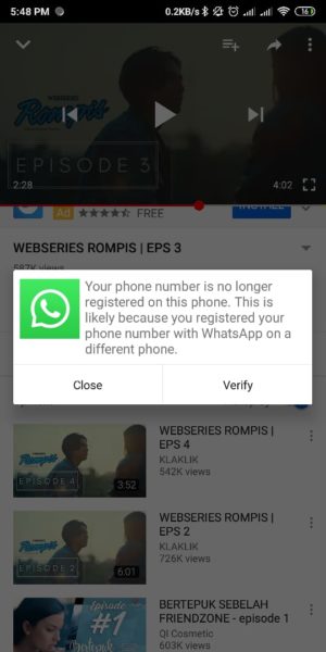 Cara menghapus akun whatsapp di hp yang hilang 10 pop up dari whatsapp