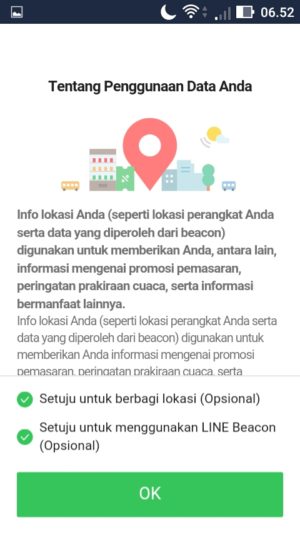 Beri tanda centang dan klik “OK” untuk melanjutkan