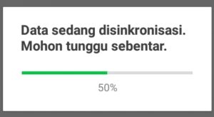 Tunggu proses loadingnya hingga 100%.