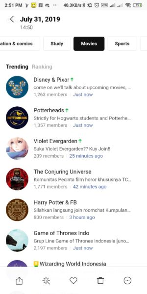 Cara pakai LINE Square dan dapatkan banyak kenalan baru 7 kategori Square
