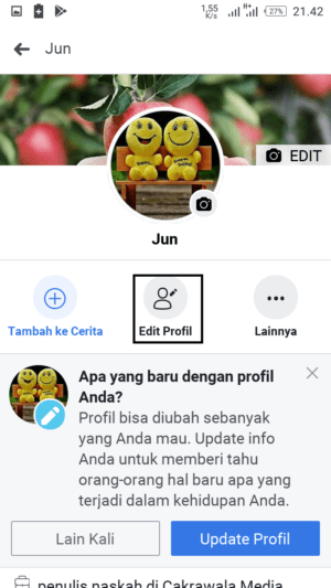 Laman profil