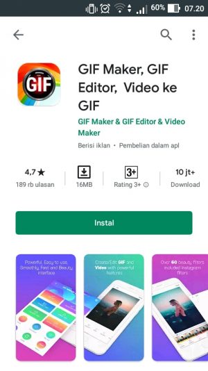 Cara membuat GIF di WhatsApp (dari foto atau video sendiri) 14 download aplikasi di google playstore
