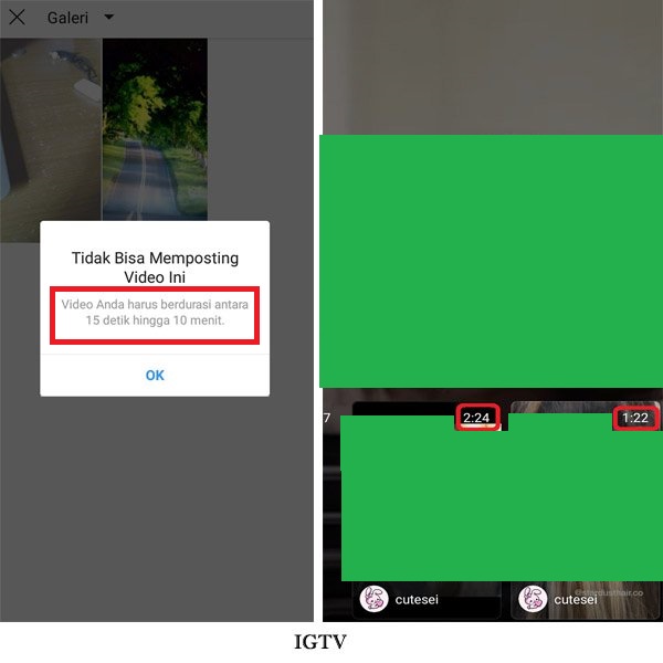 Apa bedanya IGTV dengan IG Stories? 3 IGTV menerima konten 15 detik hingga 10 menit