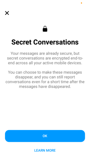 Perbedaan aplikasi messenger dengan messenger lite 8 secret conversation pada Messenger