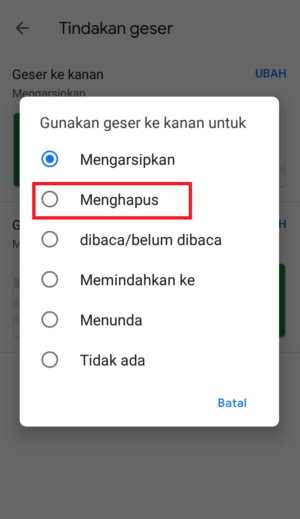 Cara mengatur menu swipe di gmail sesuai kebutuhanmu 16