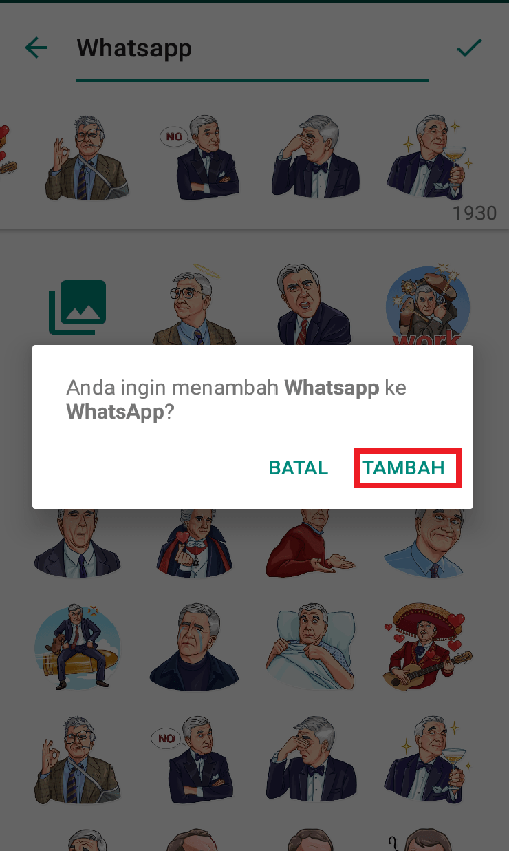 Cara menggunakan stiker Telegram di aplikasi WhatsApp 26
