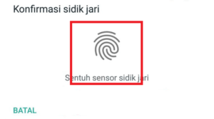 Cara Mengunci WhatsApp dengan Sidik Jari 6 konfirmasi sidik jari kalian