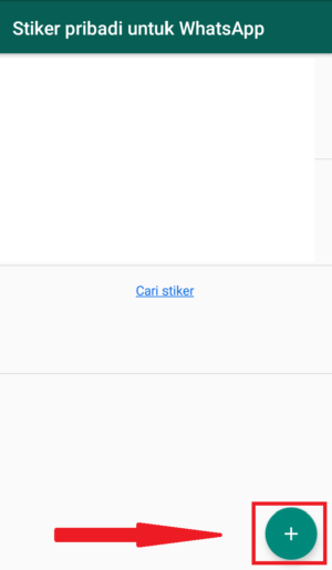 masuk ke icon plus